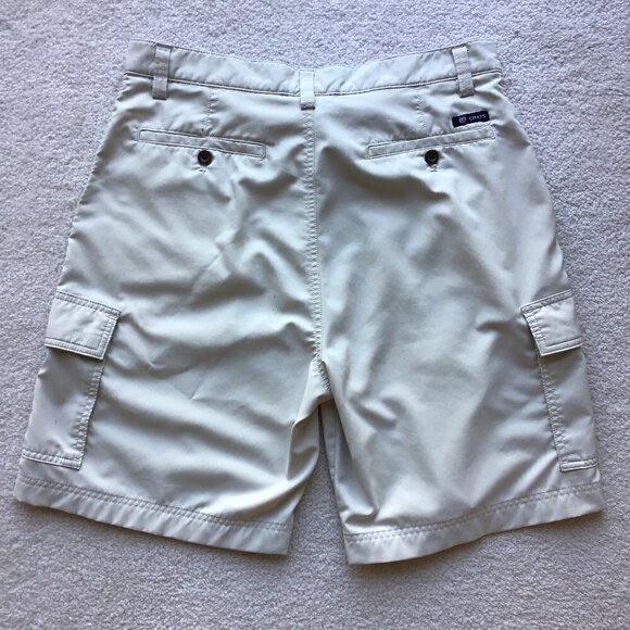 CHAPS CARGO SHORTS BEIGE SIZE 34 - Picture 2 of 7
